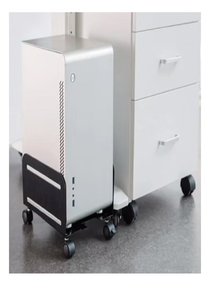 Skill Tech SH CP4 Universal Mobile CPU Stand, Width Range 119–209mm, 10kg Load Capacity – Black - Image 3