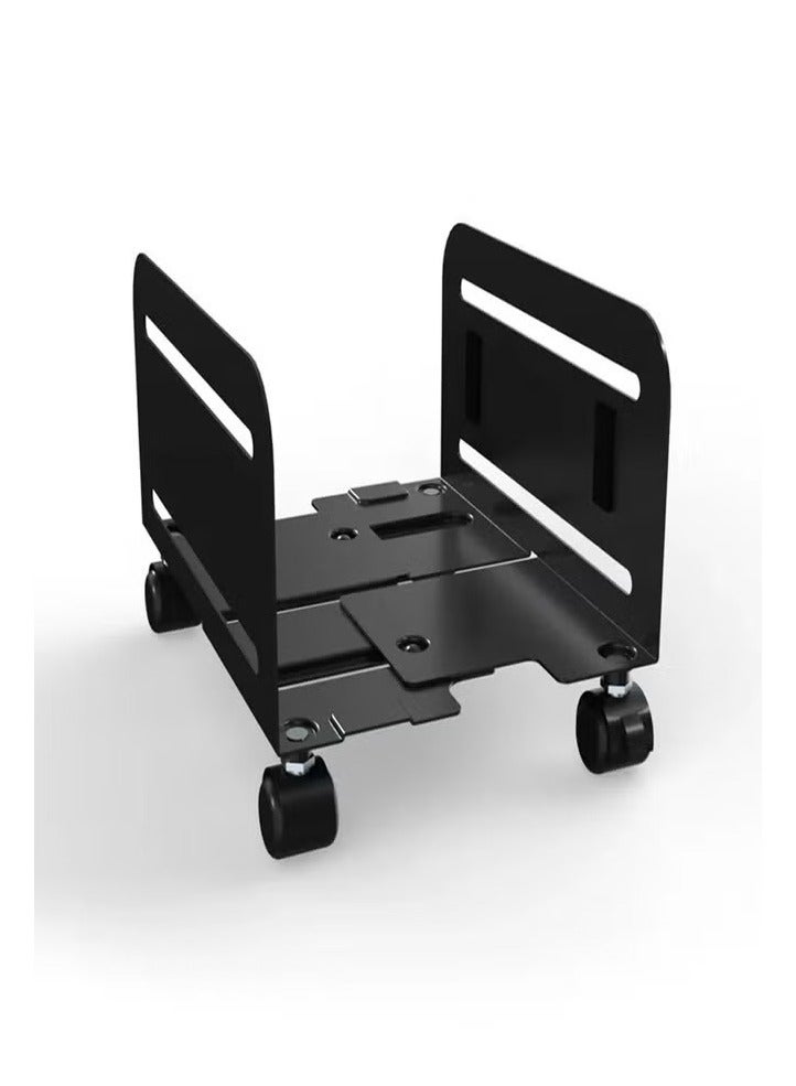 Skill Tech SH CP4 Universal Mobile CPU Stand, Width Range 119–209mm, 10kg Load Capacity – Black - Image 1