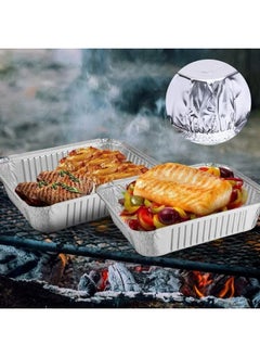 cleaning superstore 400-Pcs Disposable Aluminum Food Containers with Lid 1200 CC  - Image 5