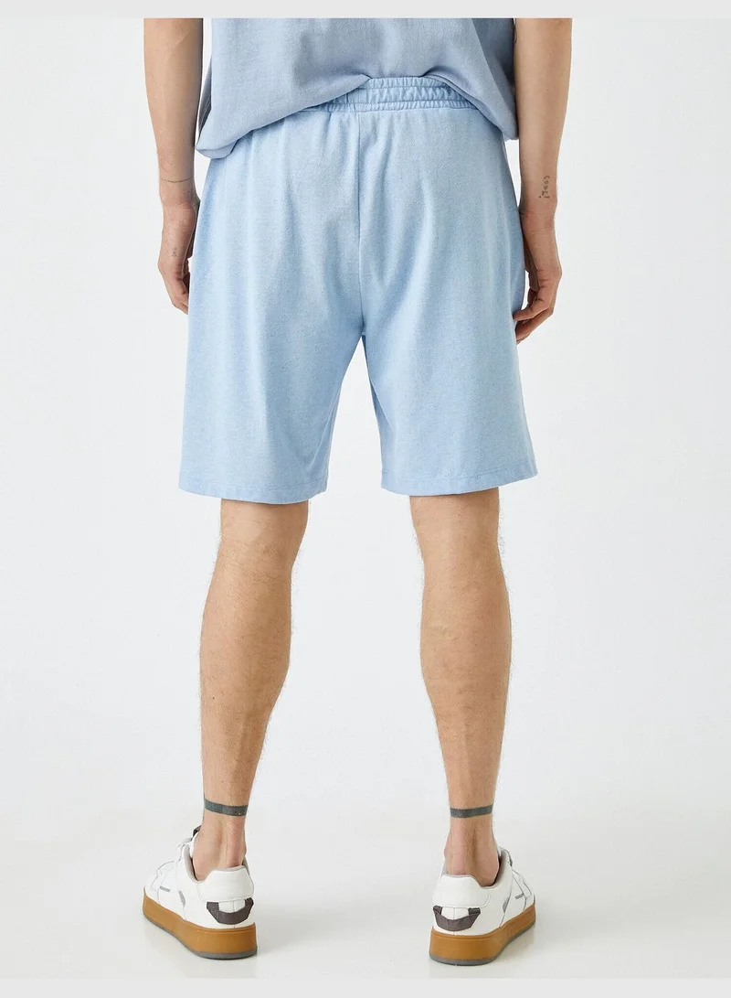 كوتون Pocket Shorts Elastic Waist
