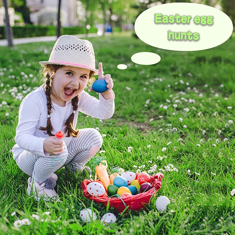 Double Couple 20 PCS White Plastic Eggs for Hunts, Basket Fillers, Gift, Compatible with Egg Decoration Spinner Machine - Image 4