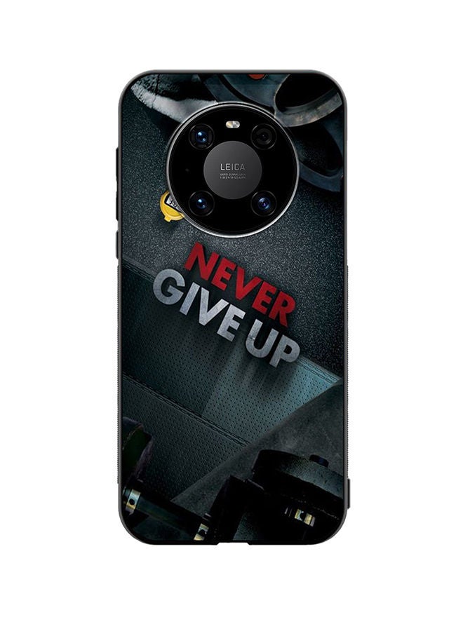 VR CREATIVE Protective Case Cover For Huawei Mate 40 Never Give Up Design Multicolour - Image 1