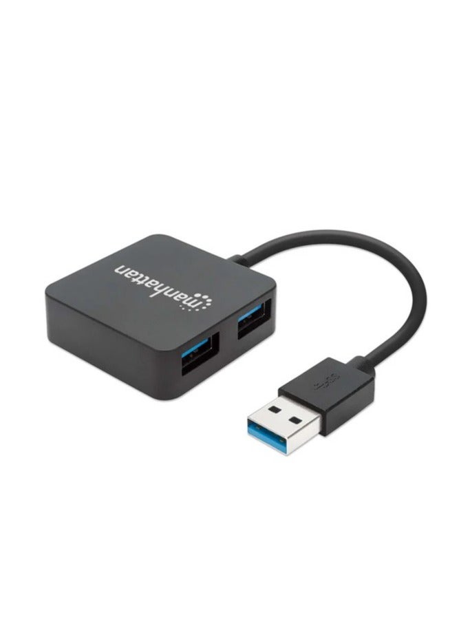 Manhattan 162296 SuperSpeed USB 3.0 Hub 4 Ports Bus Power - Image 1