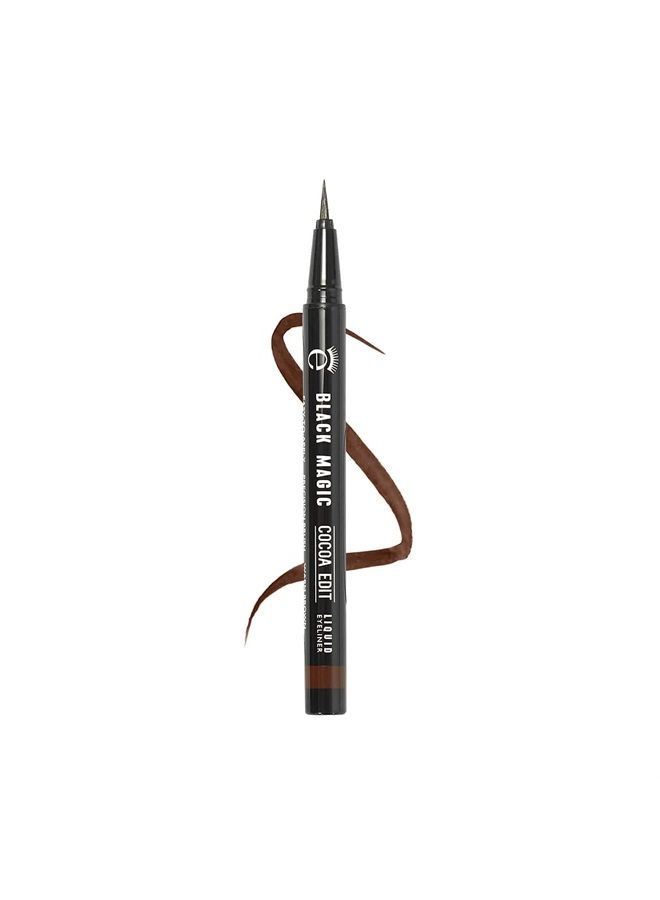 Black Magic: Cocoa Edit Liquid Eyeliner - Brown, 10 g.