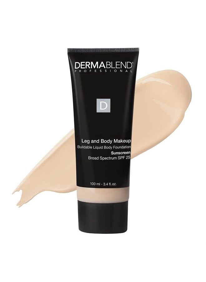 Dermablend - Leg and Body Makeup Foundation with SPF 25, 0N Fair Nude, 3.4 Fl. Oz. - Image 1