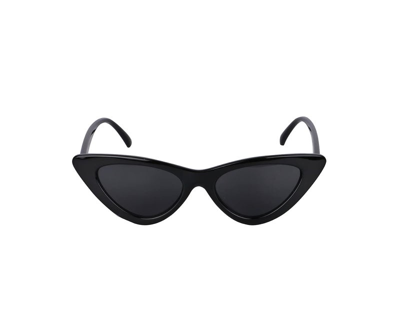 Awestuffs Cat Eye Designer Vintage Polarized Sunglasses For Women ( Classic) (Black,Grey, Medium) Pack Of 1 - Image 2