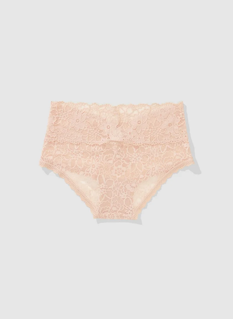 Aerie Eyelash Lace Detailed Boybrief Briefs