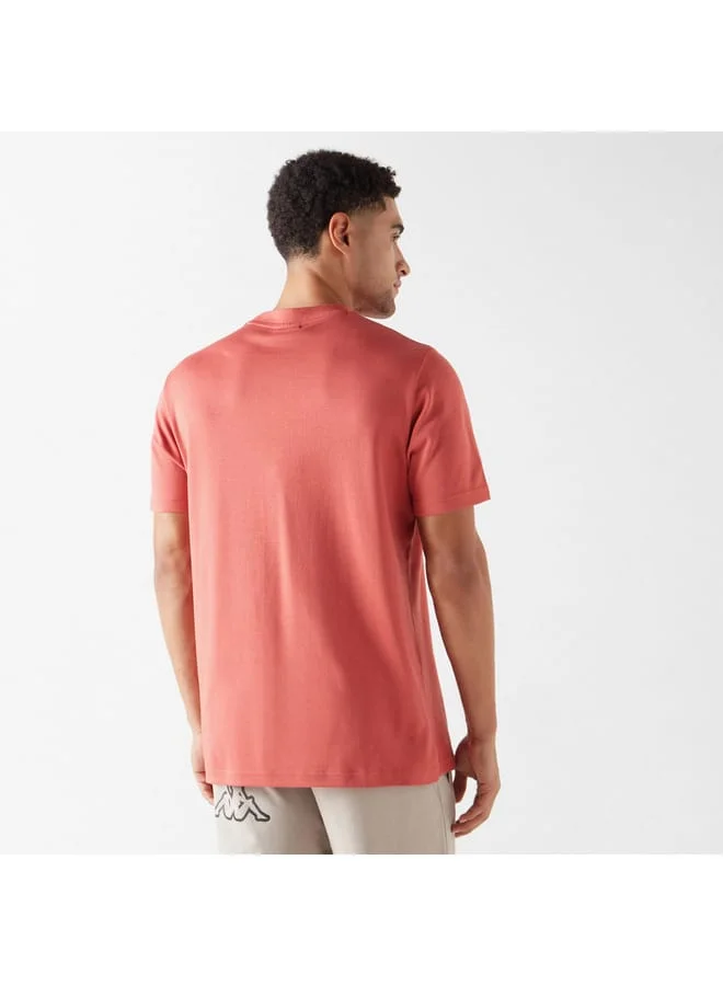 Kappa Kappa Graphic Print T-shirt with Crew Neck and Short Sleeves