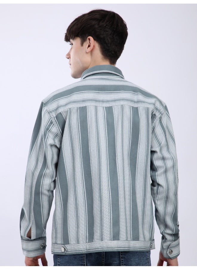 Grey Striped Shacket - pzsku/Z96EE313AF7D7F43F1C49Z/45/_/1738235203/7144ee18-f844-4a35-a943-745f1fe892e1