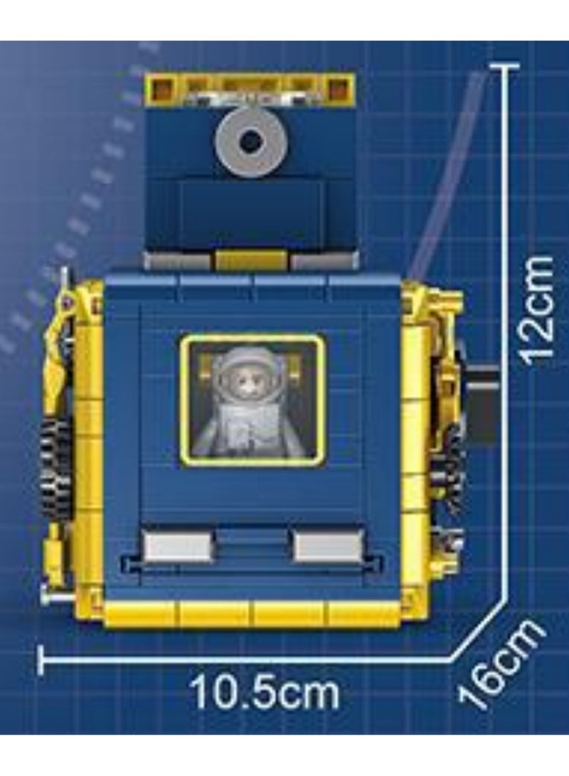 Loquat Blue Camera Model Set Building Blocks Creative Diy Simulation Collection Building Assembly Children'S Toys Home Decoration - Image 2