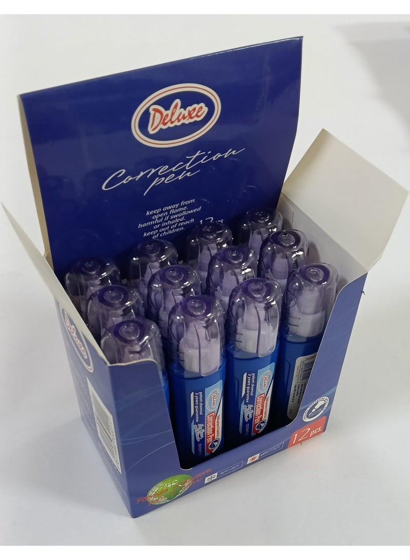 ديلوكس مجموعة أقلام تصحيح ديلوكس 1671، عبوة من 12 قطعة - Image 2