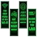Robmoda Eat Sleep Game Wall Decals Glow in The Dark Gamer Controller Stickers Decor for Boy Bedroom Joystick Video Gaming Kids Playroom Nursery Decoration Green - Image 2