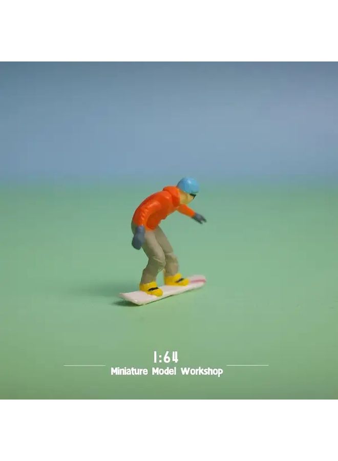 1 64 Miniature Skiers Model 640179 for DIY Landscapes Creative Scenes and Macro Photography - Image 5