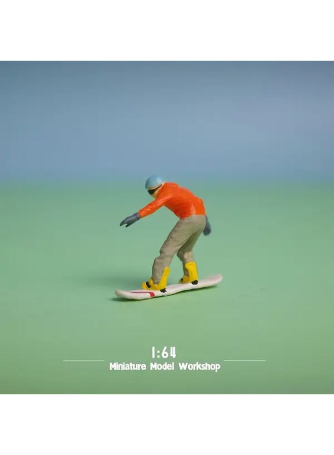 1 64 Miniature Skiers Model 640179 for DIY Landscapes Creative Scenes and Macro Photography - Image 3