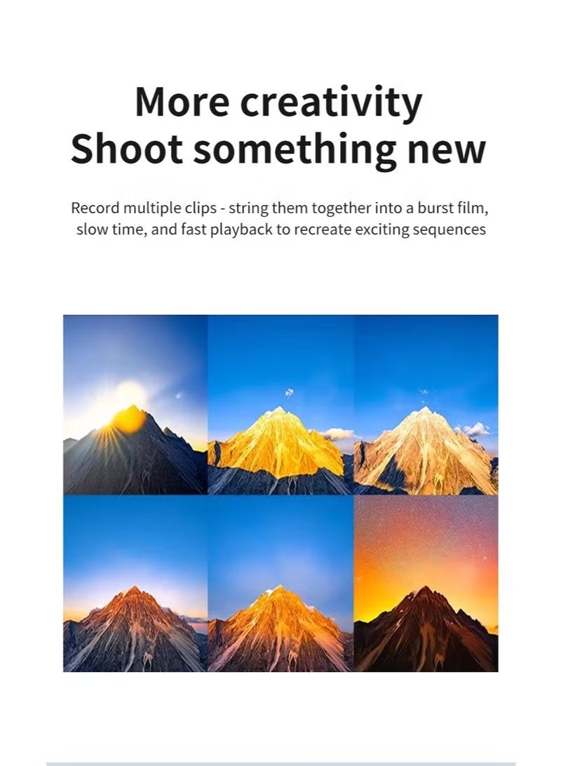 BlueFire 4K/60FPS Sports Action Camera with EIS Anti-Shake & 270° Rotatable Lens - WiFi Body Cam for Vlogging, Cycling, Adventures - External Mic, Time Lapse, Webcam Mode & Long Battery Life - Lightweight & Portable - Image 3