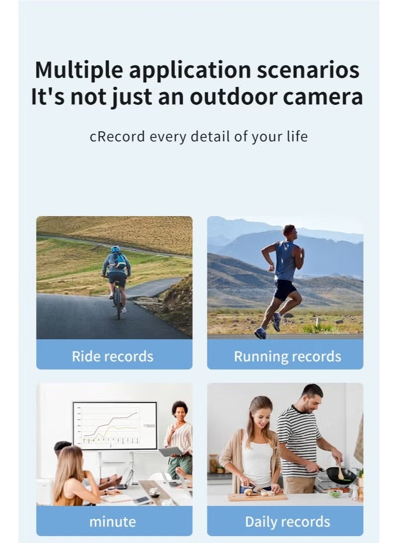 BlueFire 4K/60FPS Sports Action Camera with EIS Anti-Shake & 270° Rotatable Lens - WiFi Body Cam for Vlogging, Cycling, Adventures - External Mic, Time Lapse, Webcam Mode & Long Battery Life - Lightweight & Portable - Image 2