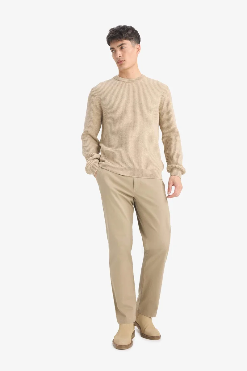 DeFacto Standard Fit Crew Neck Knitwear Pullover