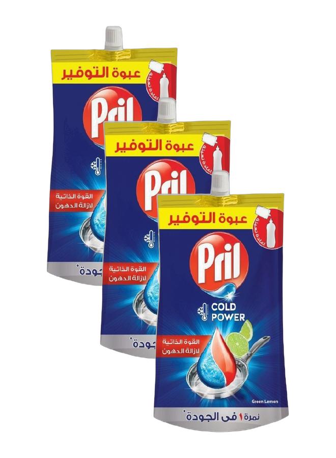 بريل سائل غسيل الأطباق - 350 جم - ليمون أخضر (عبوة من 3 قطع) - Image 1