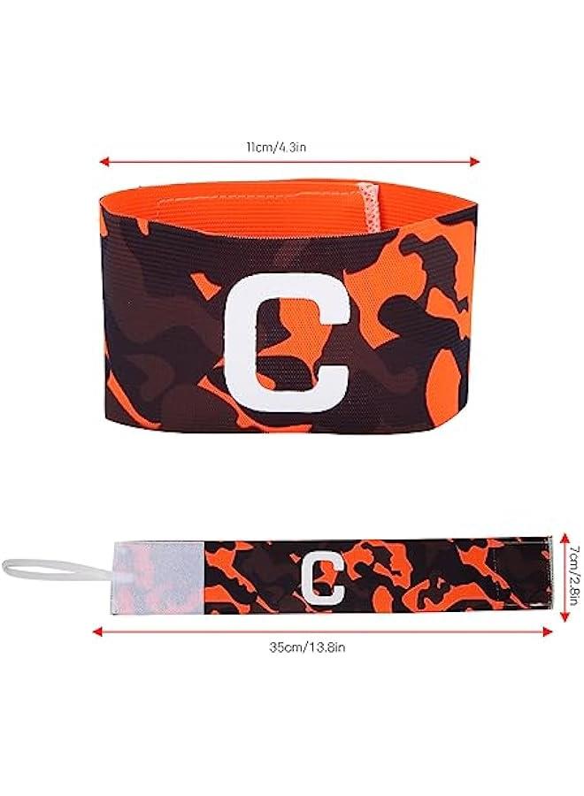 Durable Nylon Outdoor Soccer, Football Team Sports Player Bands, Adjustable Captain Armband (Green, 13.8 inch length, 2.8 inch width)