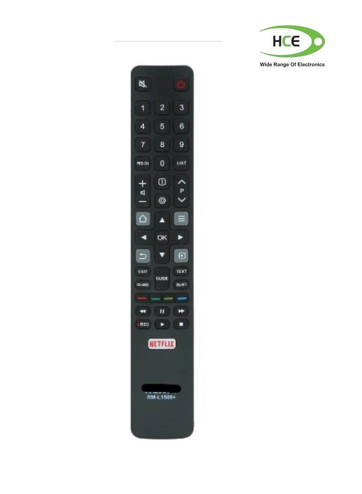 Universal Remote Control For TCL-TV-Remote All TCL LCD LED HDTV 3D Smart TVs Models Black