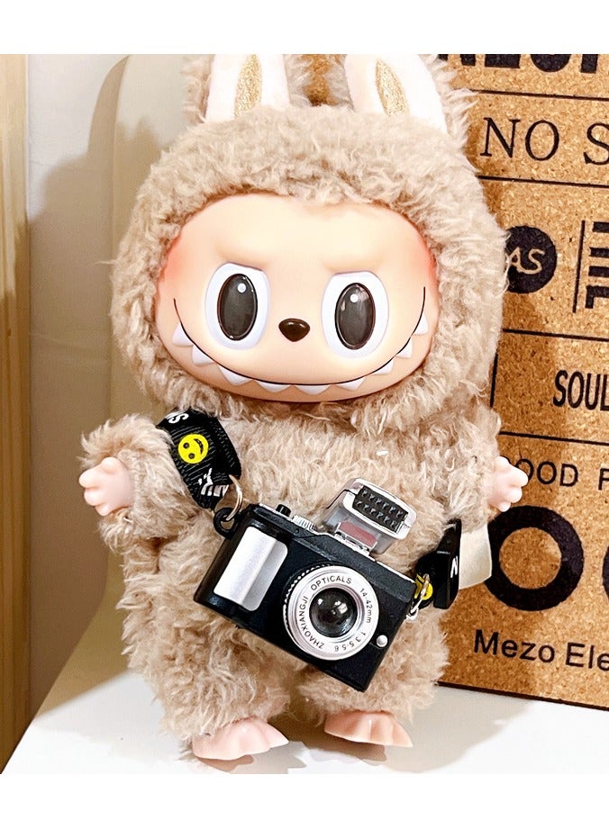 Dcloud Labubu plush doll 17cm clothing accessories set camera (limited to camera, not including dolls) - Image 1