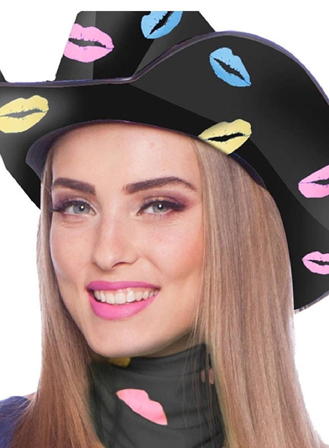 فولات وشاح الشفاه الأسود