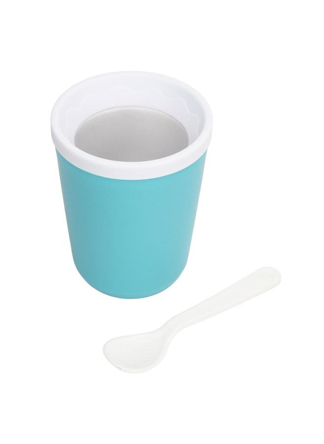 Thoraya - Slushie Maker Cup Without Plug Quick Freezing Cup Home DIY Juice Beverages Stir Cooling Cup Blue - Image 1