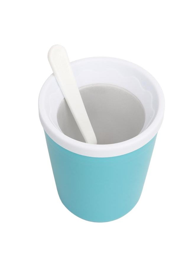Thoraya - Slushie Maker Cup Without Plug Quick Freezing Cup Home DIY Juice Beverages Stir Cooling Cup Blue - Image 1