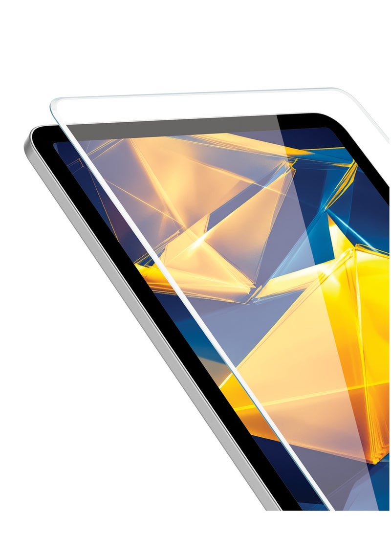 Remson Remson Prime Shield Diamond Cut Edge HD Crystal Clear Tempered Glass Scratch Resistant 5x Stronger with Easy Installation Tool Kit Designed for iPad Air 11 2024  - Image 1
