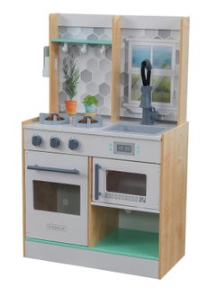 KidKraft Kidkraft Let's Cook Wooden Play Kitchen  - Image 1