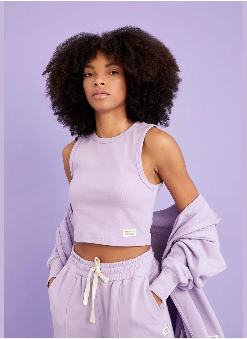 DeFacto Regular Fit Strappy Crop Top