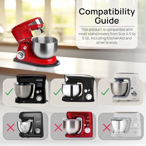 Ibyx Elegant Sliding Tray - Compatible with 4.5 Qt KitchenAid Stand Mixers and Other Heavy Appliances (Black) - Image 3