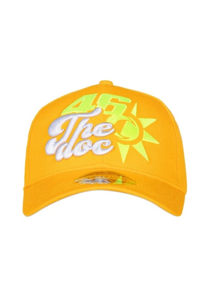 VR46 Classic Sun Moon Orange 46 Cap - Image 2