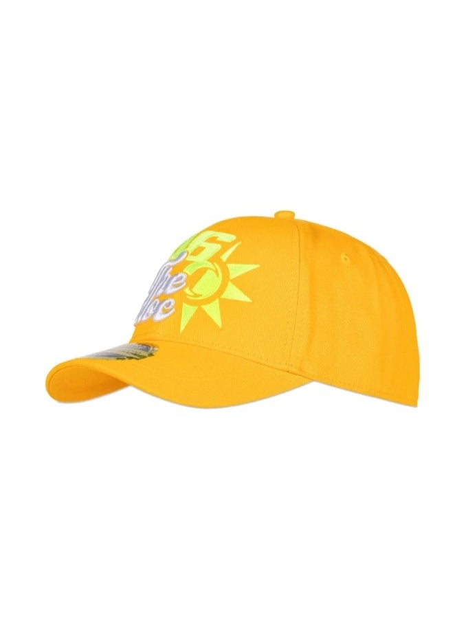 VR46 Classic Sun Moon Orange 46 Cap - Image 1
