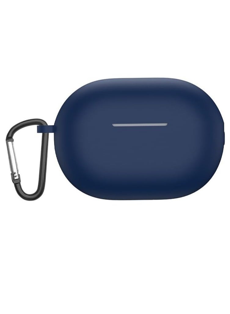 Silicone Case Compatible with Huawei FreeBuds Pro 3, Soft Slim Skin friendly Case Cover Shockproof Protection Cover with Carabiner - blue - Image 1