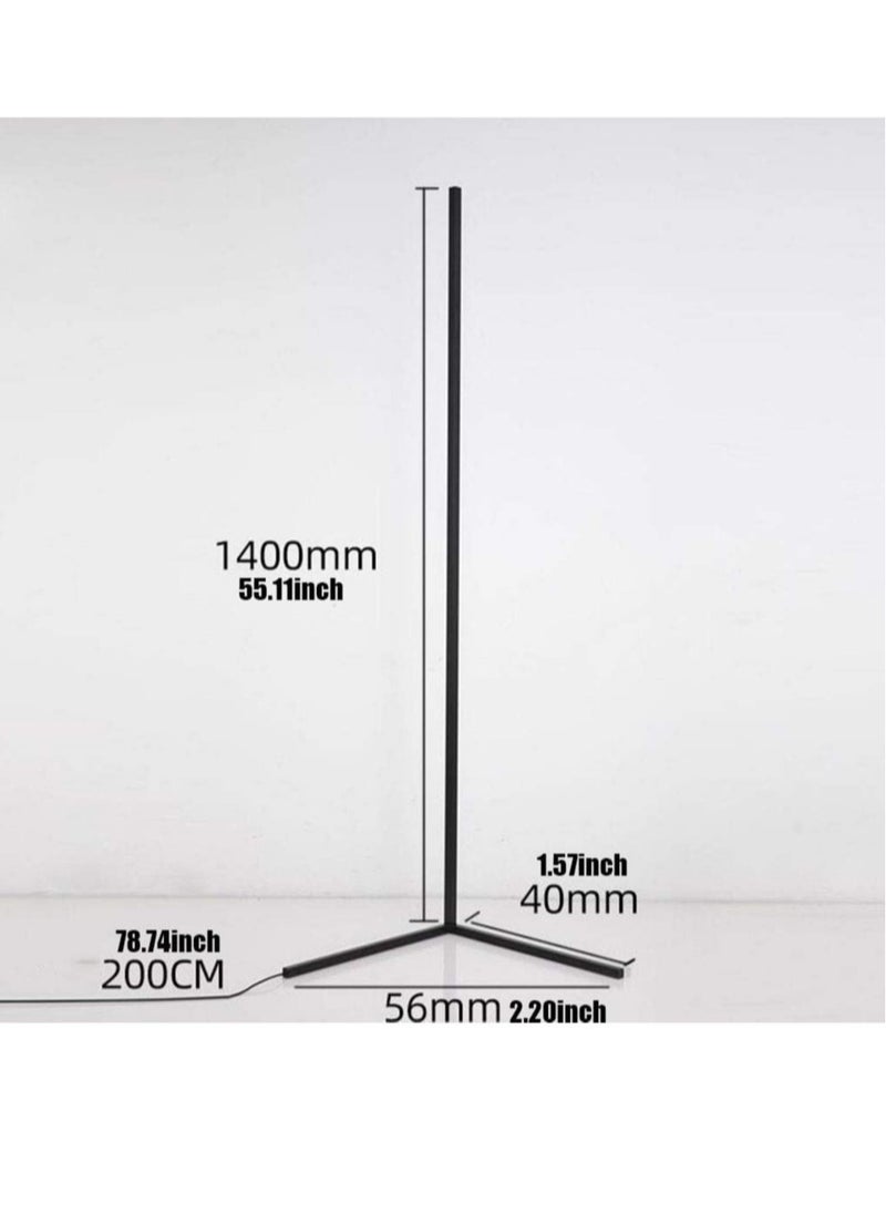 ELTRAZONE - Stylish RGB Corner Floor Lamp – Customizable Color, Brightness & Temperature with Remote Control for Living Room & Bedroom Ambiance - Image 1