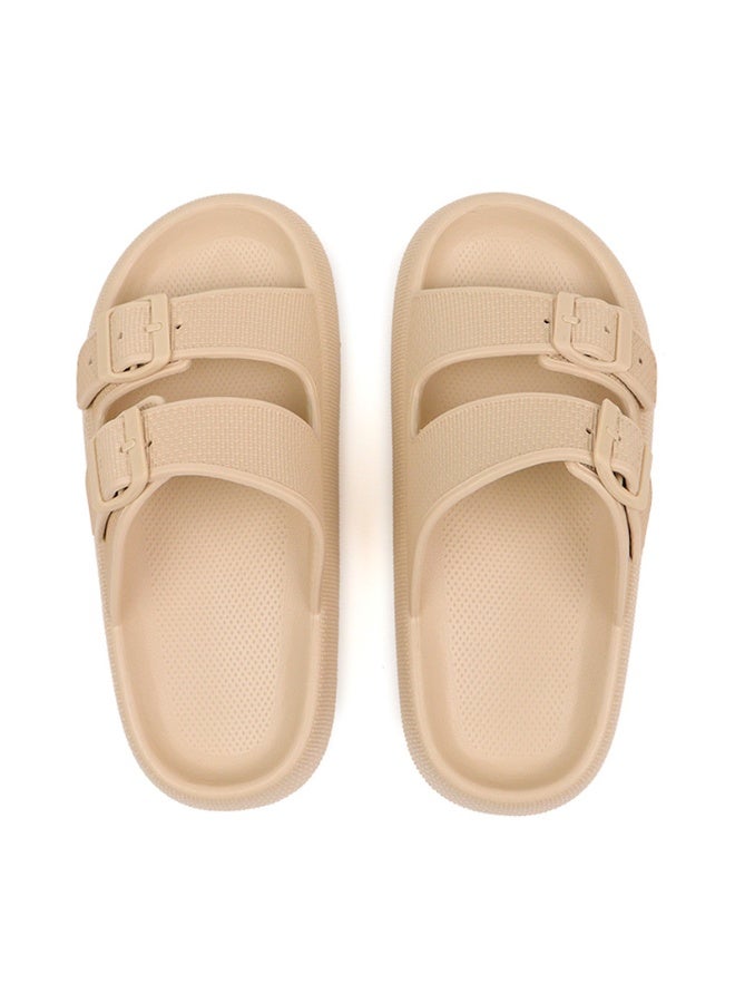 Unisex Adjustable Slides, EVA Thick Sole for Men's and Women's Big Size Sandals Indoor & Outdoor Soft Comfort - Image 1