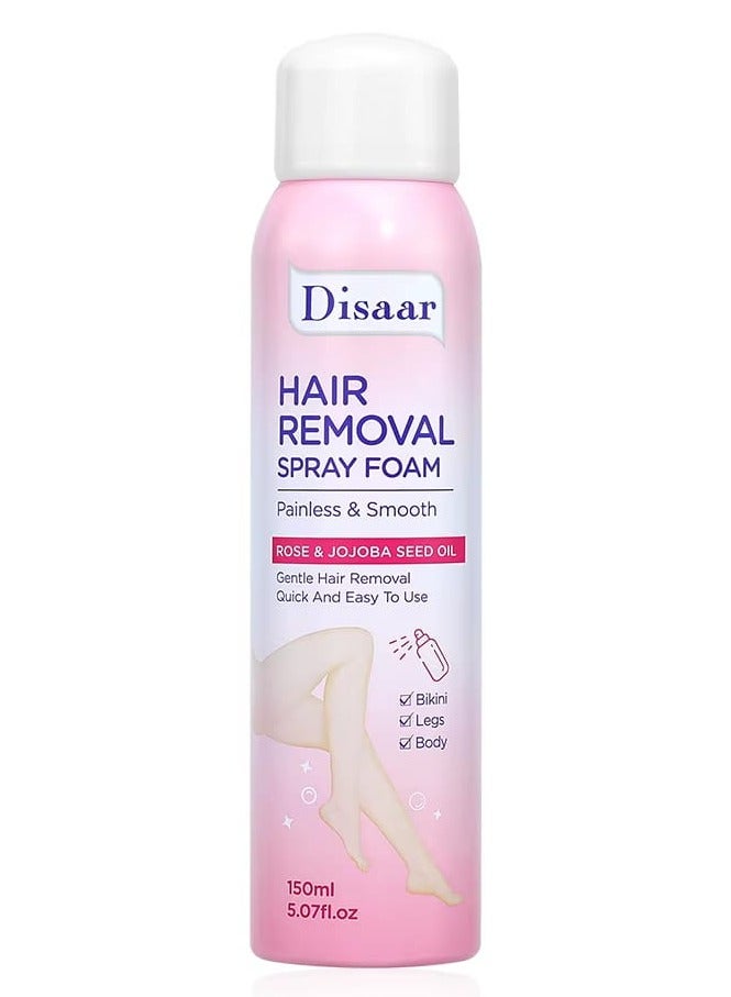 Disaar Hair Removal Spray Foam Rose And Jojoba Seed Oil 150 ml - Image 1