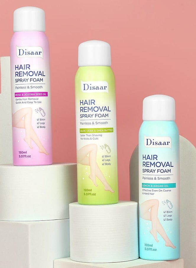 Disaar Hair Removal Spray Foam Rose And Jojoba Seed Oil 150 ml - Image 2