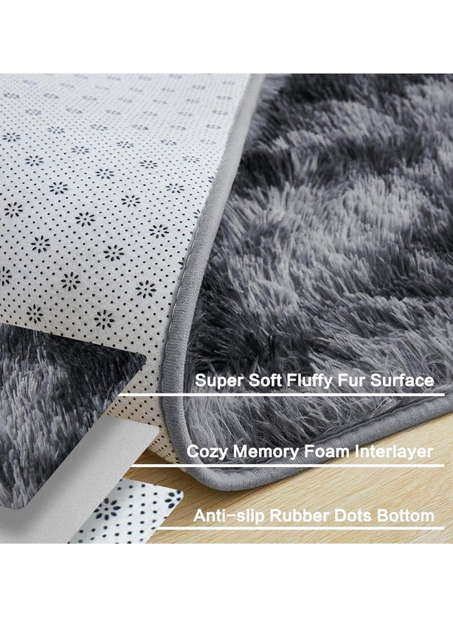 Optico Round Area Rug, Fluffy Rugs for Bedroom, Cute Rugs for Room, Fuzzy Rugs for Nursery Playroom, Circle Rugs Indoor Plush Circular Nursery Rugs Cute Cozy Area Rugs for Living Room for Kids Room, Carpet Rugs for Reading Nook - Image 3