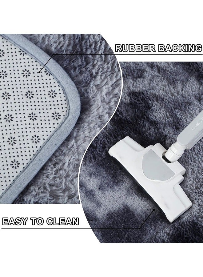 Optico Round Area Rug, Fluffy Rugs for Bedroom, Cute Rugs for Room, Fuzzy Rugs for Nursery Playroom, Circle Rugs Indoor Plush Circular Nursery Rugs Cute Cozy Area Rugs for Living Room for Kids Room, Carpet Rugs for Reading Nook - Image 4