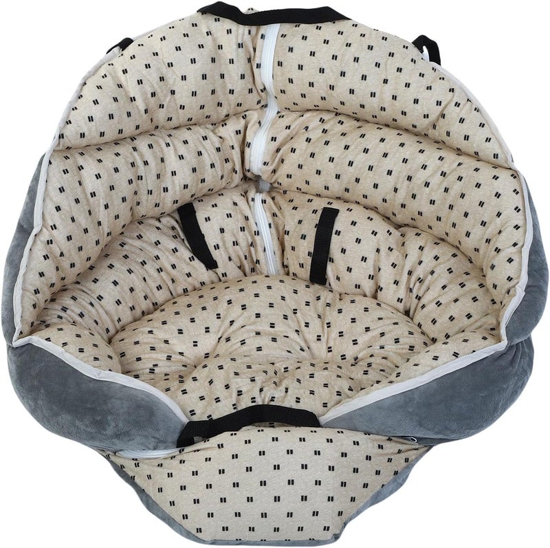 Small Puppy Car Carrier Bed, Comfortable Dog Car Seat with Cozy Den Design, Portable and Versatile Dog Seat for Travel, Camping, and Outdoor Adventures - Image 1