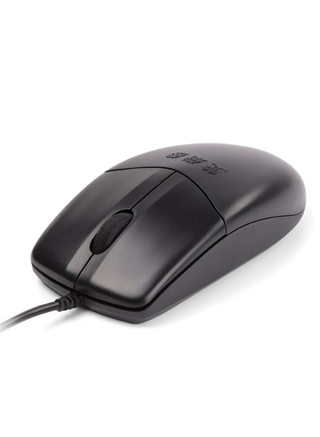 A4TECH A4tech Op-520su Quiet Wired Mouse For Laptop And Desktop Computer, Office And Home Use, Portable Mouse With Usb Interface, Black - Image 3