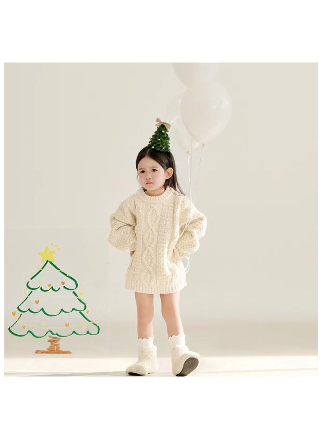 Children's Photography Clothing Photo Clothing Girls Art Photo Shooting Sweater Props Tree Ornaments-Light Source Color:Green  - Image 4