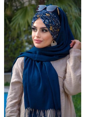 Aişe Tesettür Aisha Hijab Flower Patterned Ready-Made Shawl  - Image 2