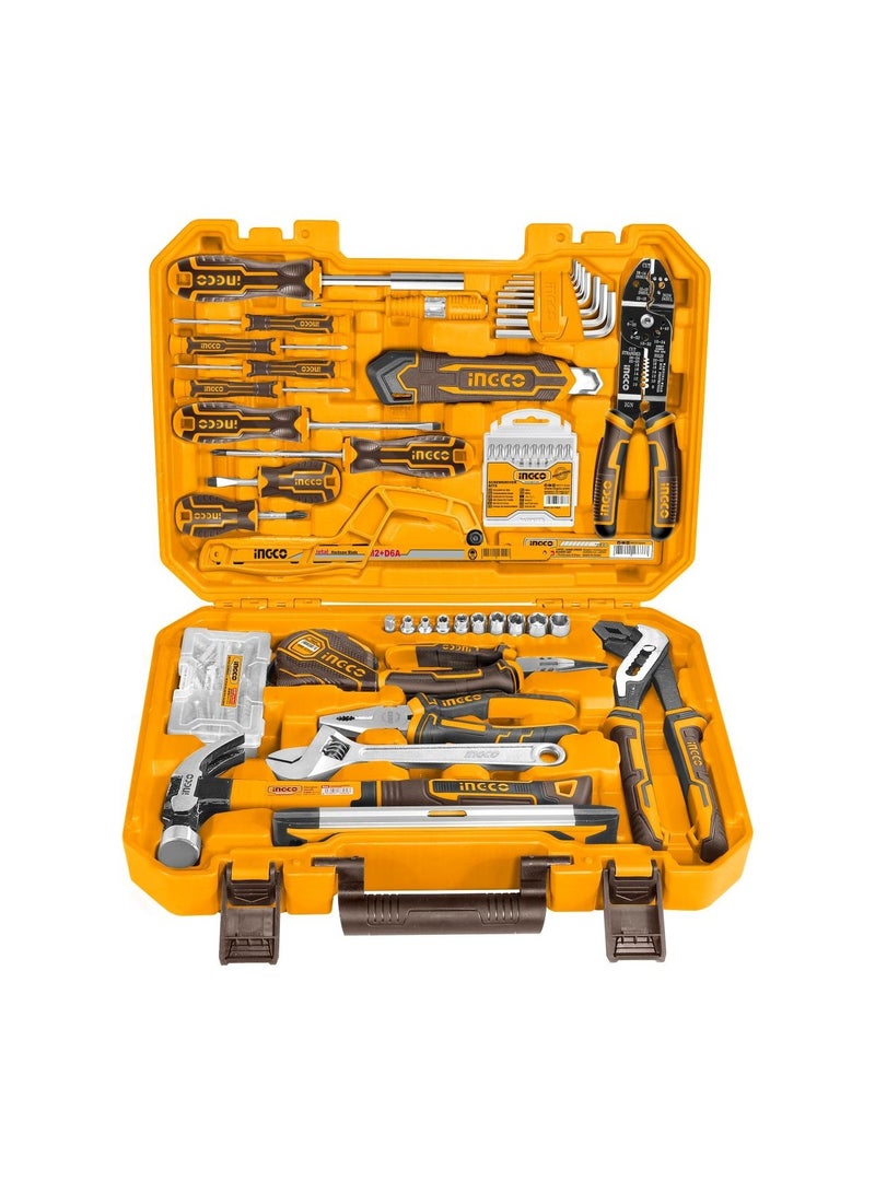 INGCO INGCO HKTHP21681 – 168 Piece Deluxe Manual Hand Tool Set in Hard Case - Image 1