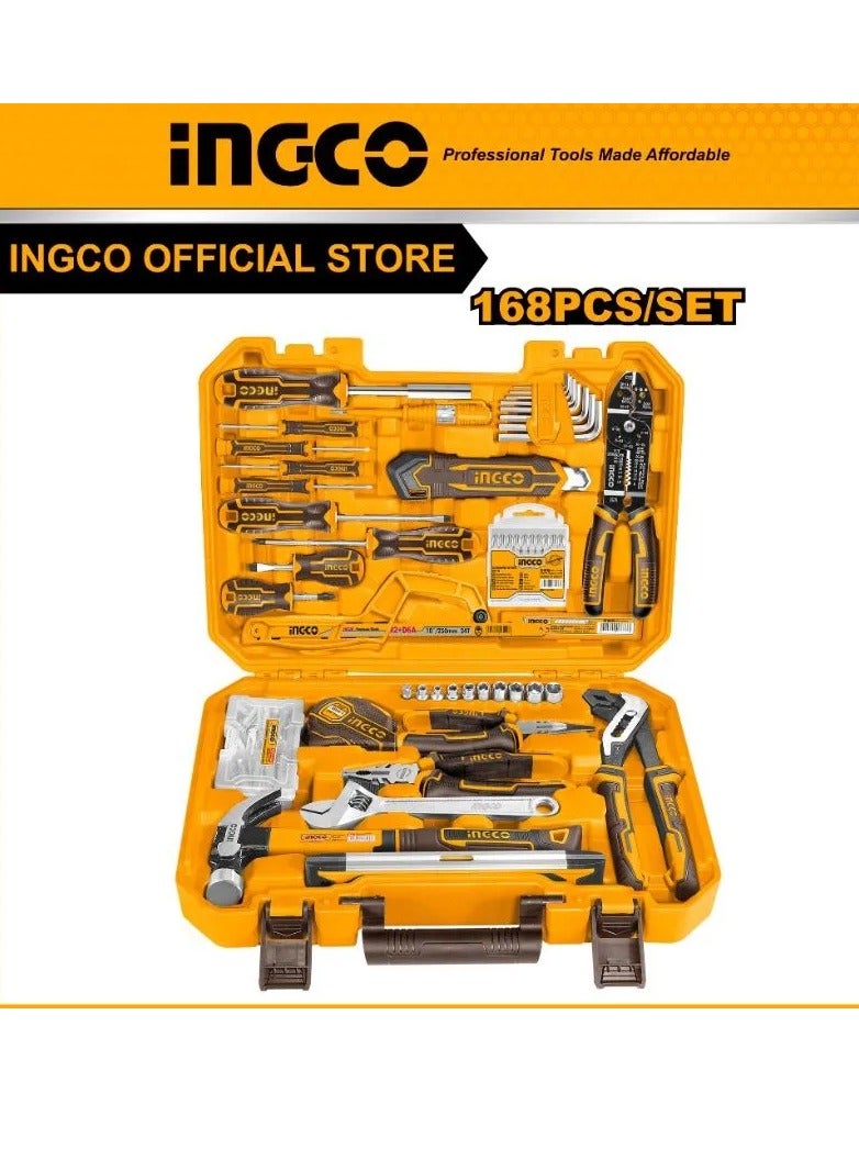INGCO INGCO HKTHP21681 – 168 Piece Deluxe Manual Hand Tool Set in Hard Case - Image 3