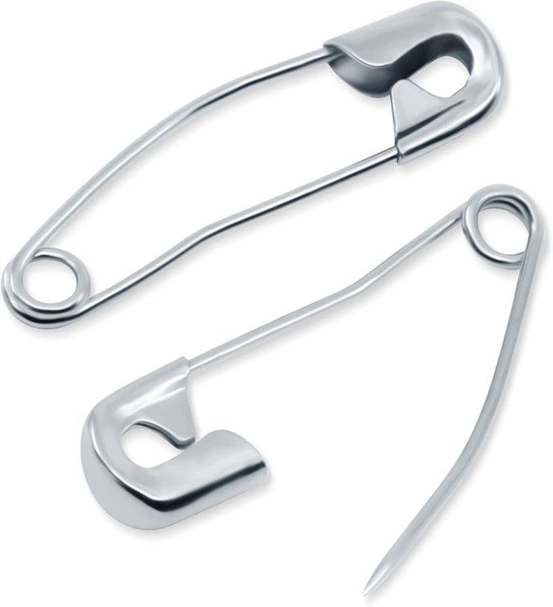 Dritz 1-1/16" Curved Safety Pins - 300 Pack for Quilting and Crafting - Image 2