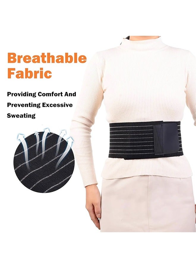 Back brace for lifting Adjustable Spandex Umbilical Hernia Belt - Abdominal Support Belt,size S-M - Image 4