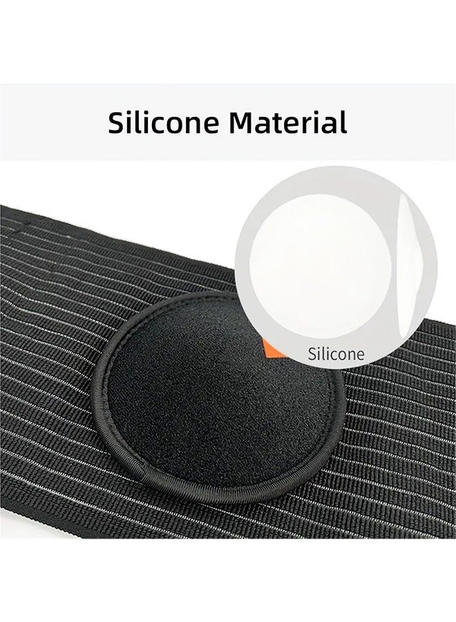 Back brace for lifting Adjustable Spandex Umbilical Hernia Belt - Abdominal Support Belt,size S-M - Image 3